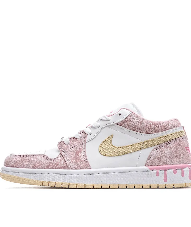 Air Jordan 1 Low GS 'Strawberry Ice Cream'