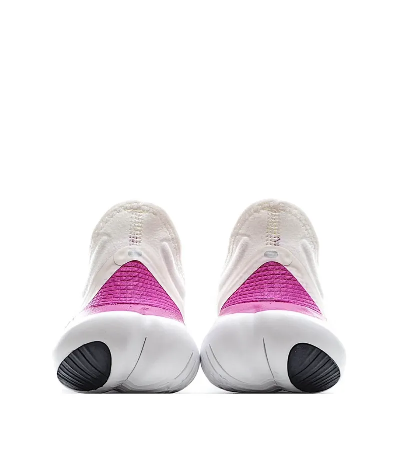 NIKE FREE RN FLYKNIT 5.0 Running Shoes White Fuchsia