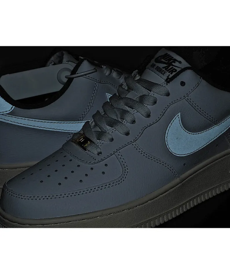 Nike Air Force 1 LV8 White and Green Reflective