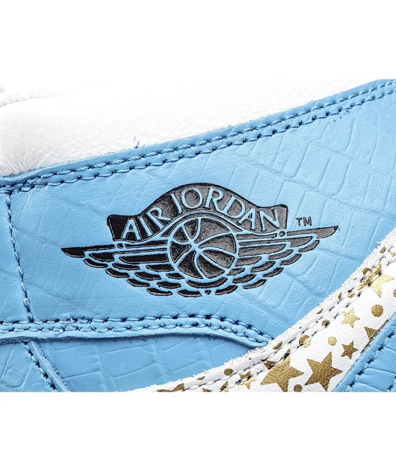 Supreme x AirJordan Retro AJ1 high-top basketball shoes