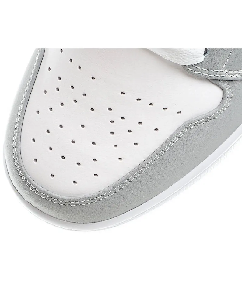 Wmns Air Jordan 1 Mid 'Wolf Grey Aluminum'