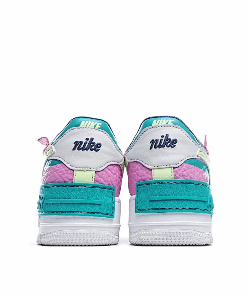 Nike WMNS Air Force 1 Shadow Black Pink Green