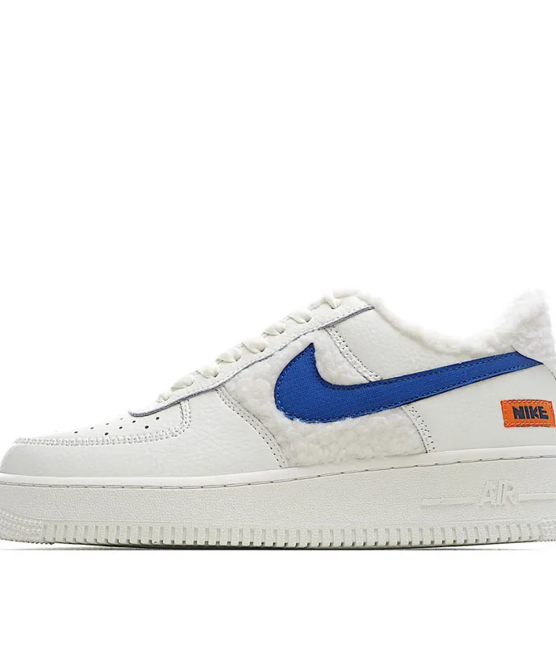 Nike Air Force 1 Low White and Blue Tick