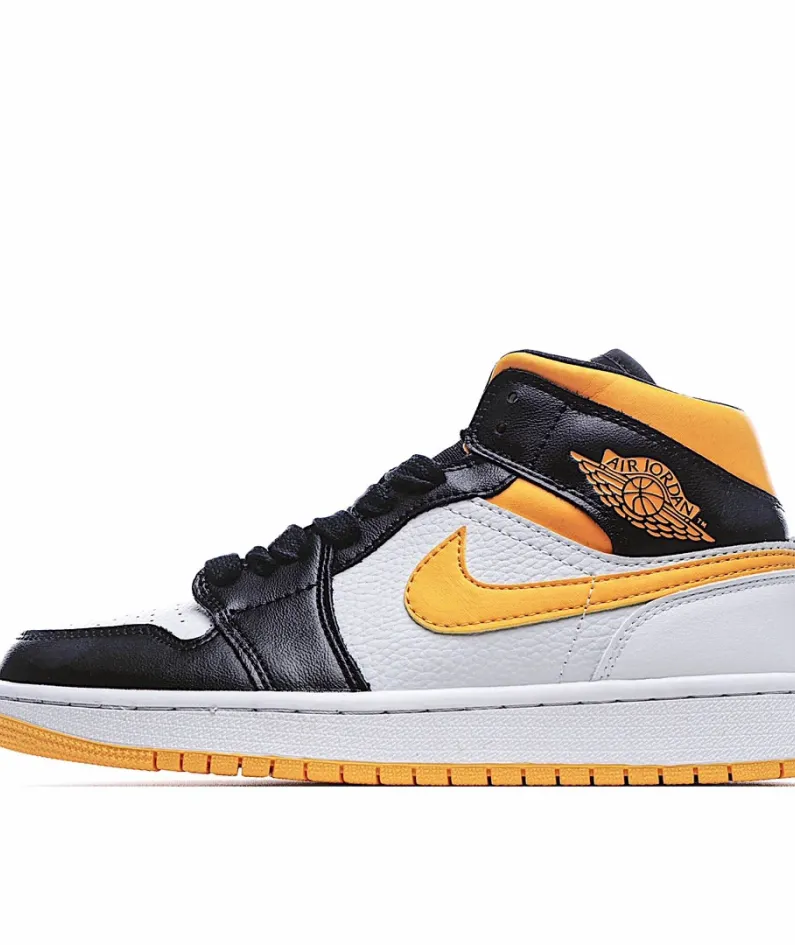 Wmns Air Jordan 1 Mid SE 'White Laser Orange
