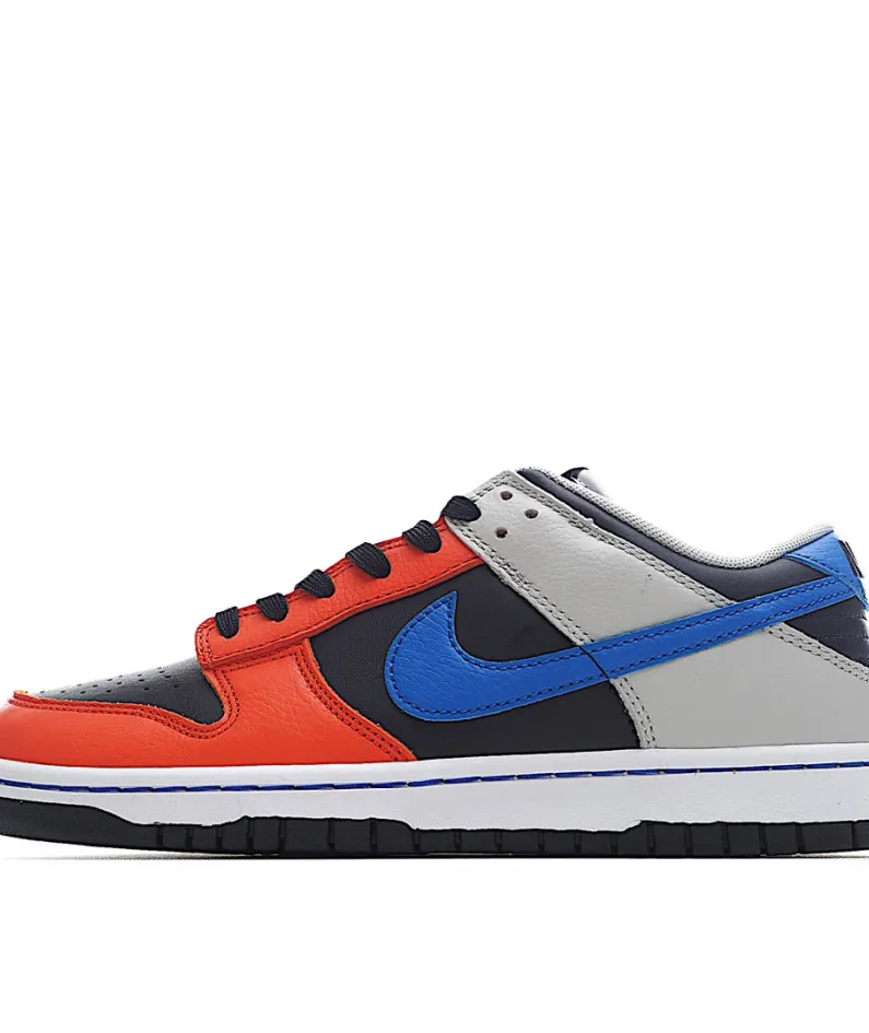 NBA x Nike Dunk Low EMB “Knicks” Black Blue Orange