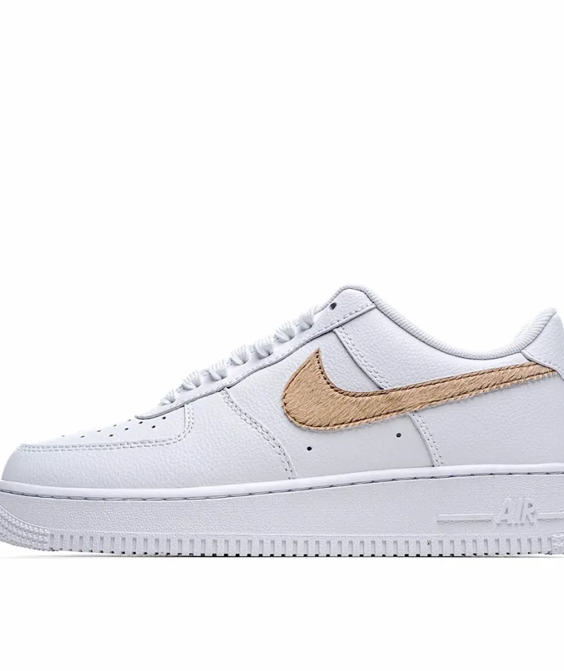 Nike Air Force 1 Low Low Top White Brown