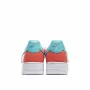 Nike Womens Air Force 1 07 SEWhite/Light Aqua Low Top Sneakers
