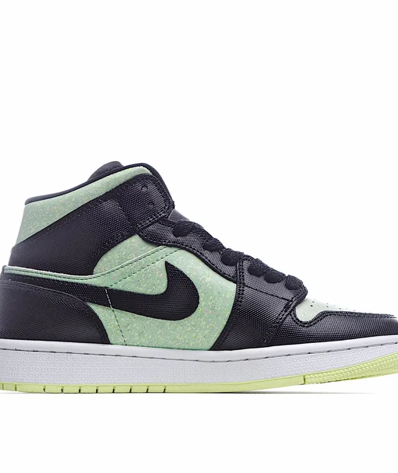 Wmns Air Jordan 1 Mid SE 'Black Barely Volt'