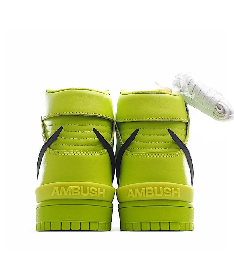 Ambush x Nike Dunk High Green Orange