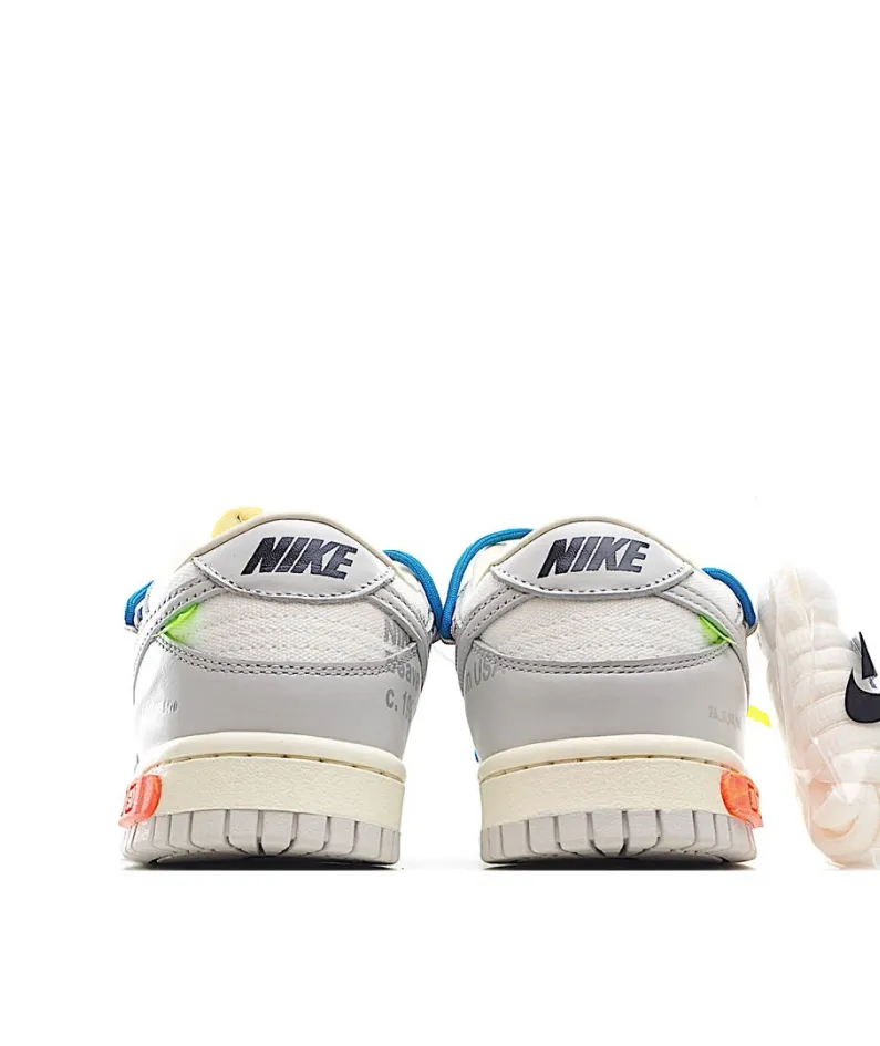 Nike 0ff-White x Nike Dunk Low "02 of 50" OW White Grey