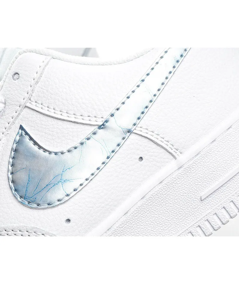 Nike Air Force1 LOW07 Trainers in White blue    蓝 