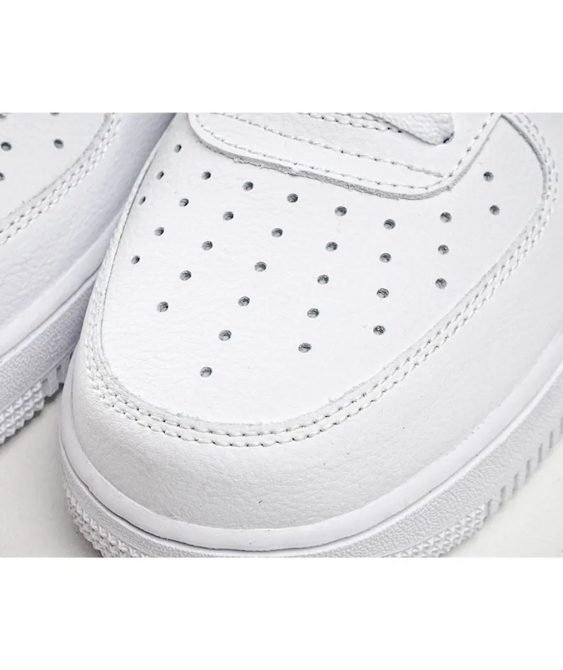 Nike Air Force1 LOW07 Trainers in White blue    蓝 