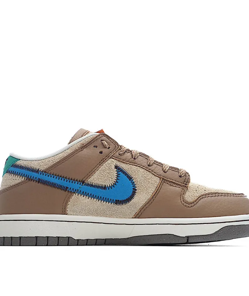 Nikex Nike SB Dunk LowDark Driftwood Me Sneakers Brown Blue