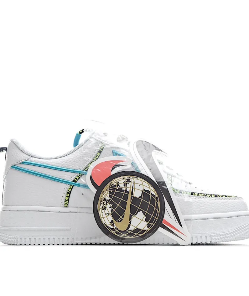 Nike Air Force 107 Low “World Wide”白蓝  