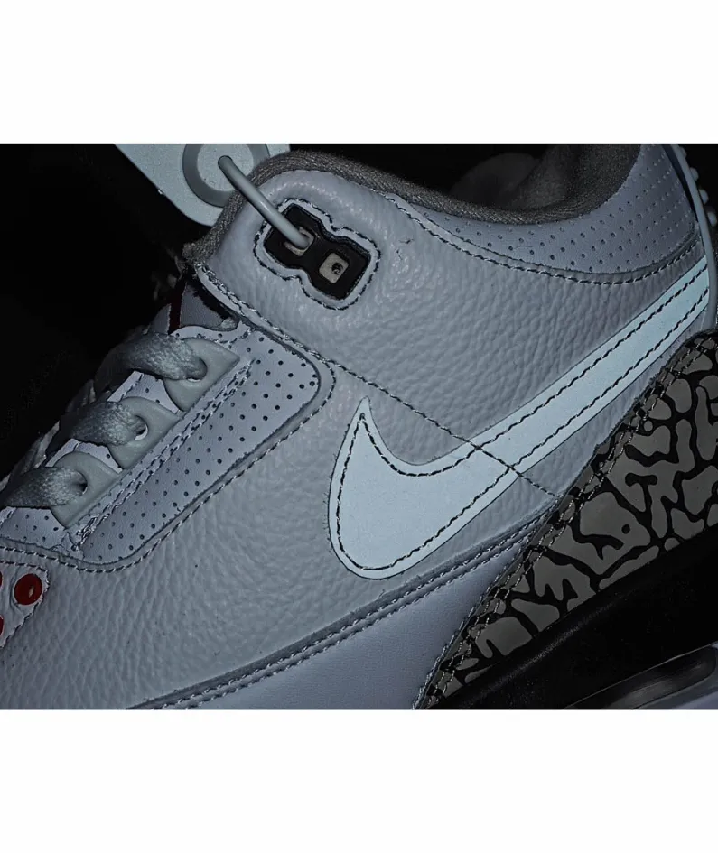 Air Jordan 3 Retro JTH NRG 'White Cement'