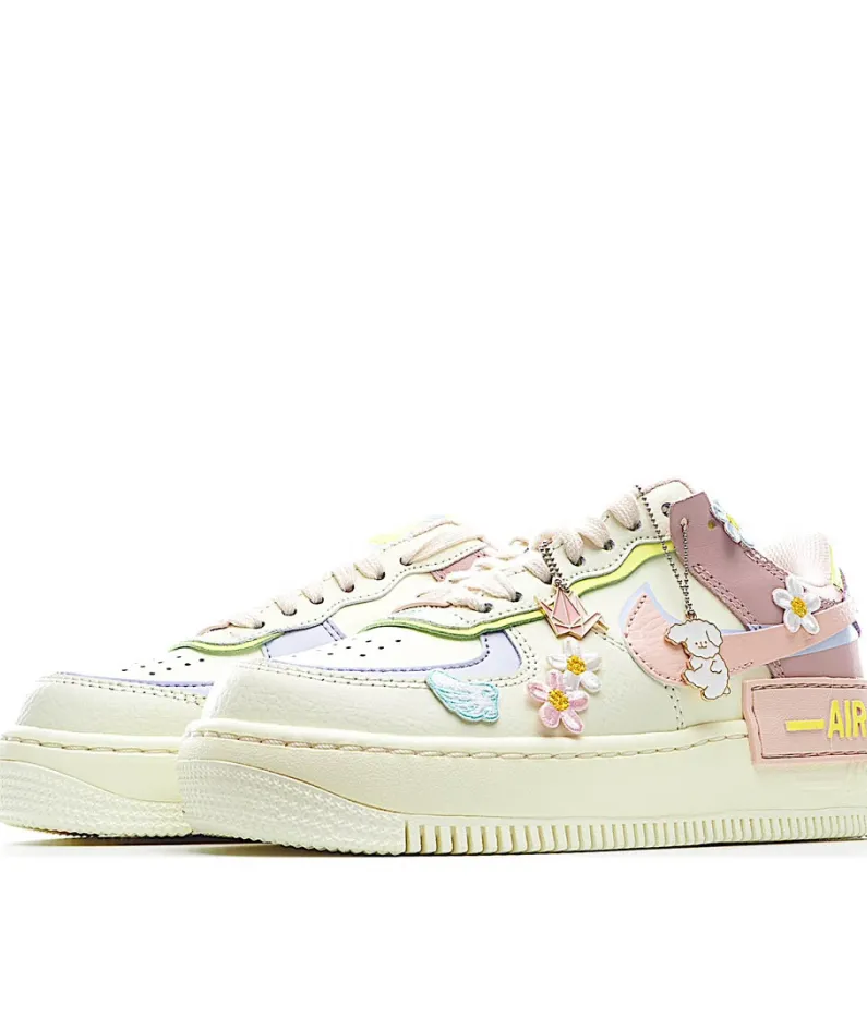 Nike Air Force 1 Shadow Yellow Pink