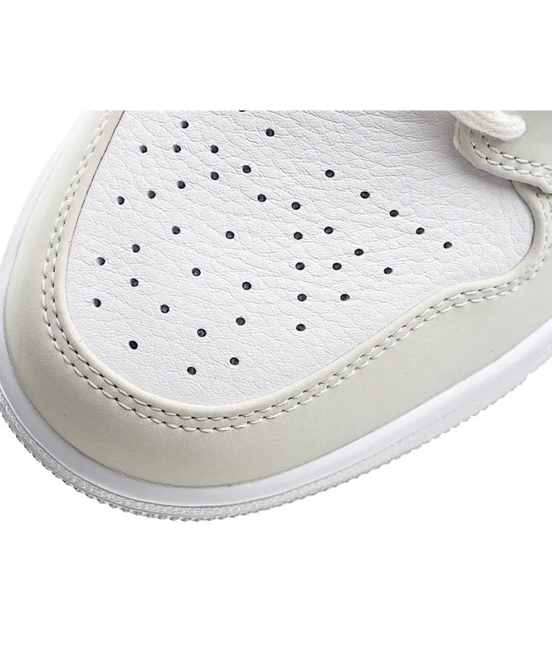 Air Jordan 1 Mid 'White Khaki Blue Void'