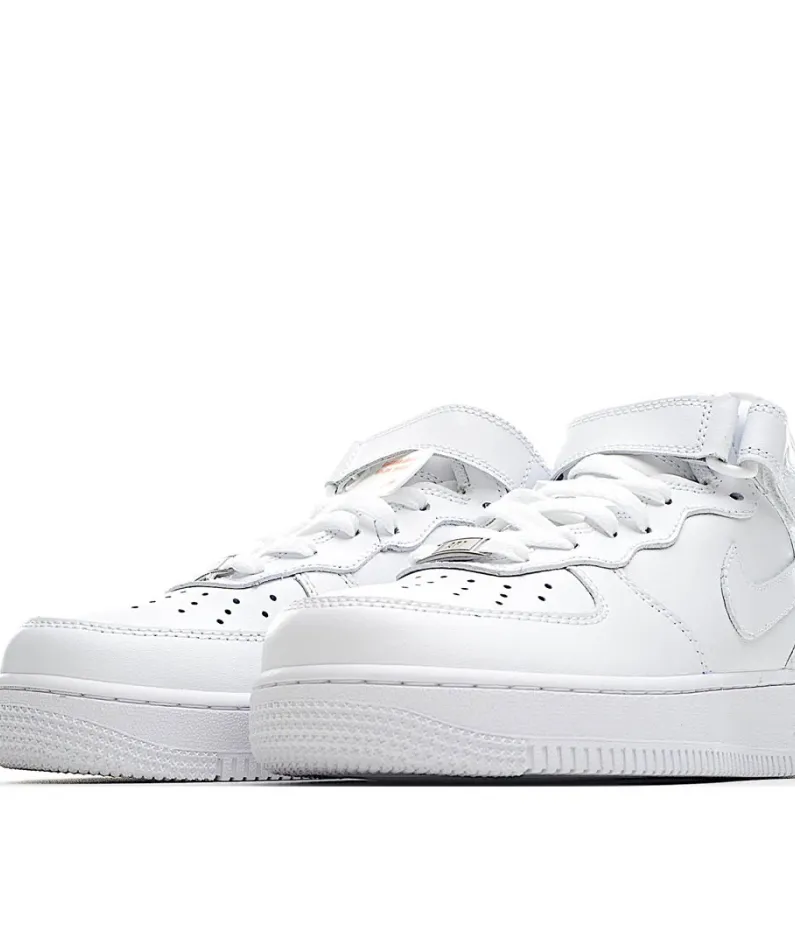 Nike Air Force 1 Mid Mid Top Plain White