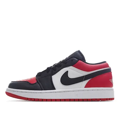  Air Jordan 1 Low GS 'Bred Toe'