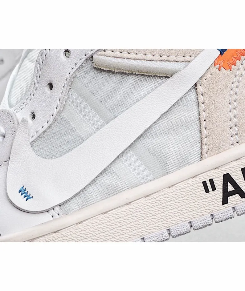 Off-White x Air Jordan 1 Retro High OG 'White' 2018