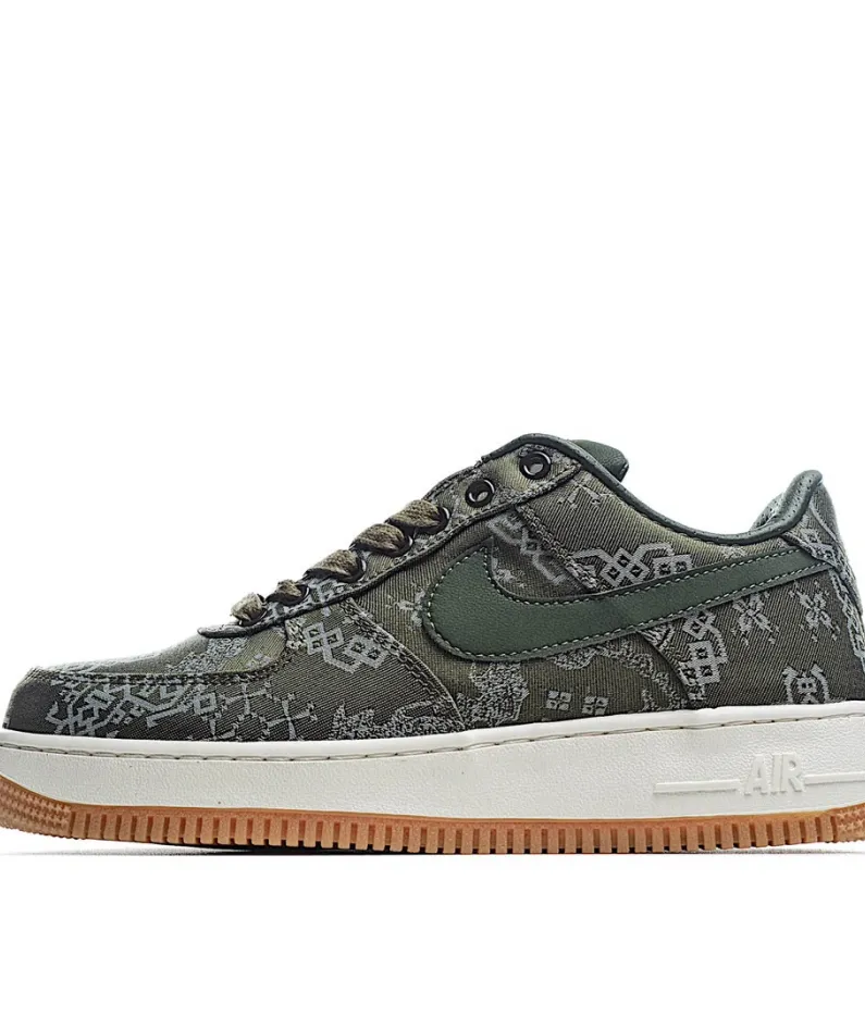 Nike CLOT X Nike Air Force 1 Green Silk