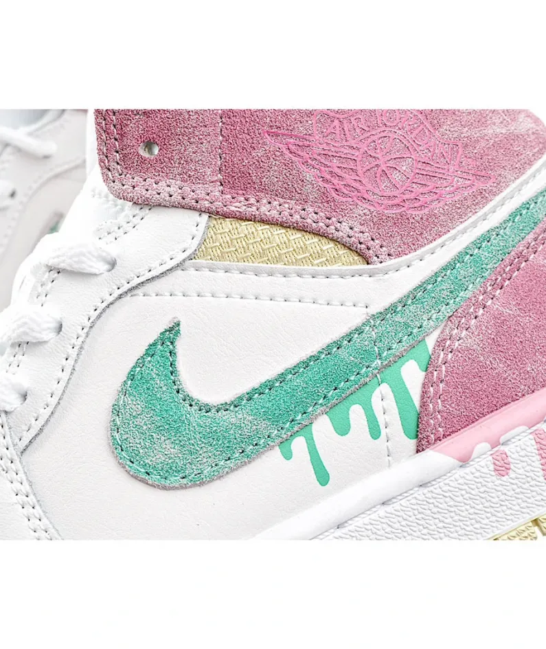 Air Jordan 1 Mid SE PS 'Ice Cream'
