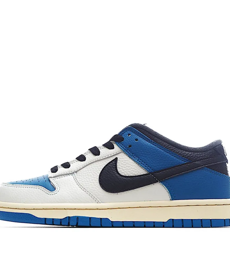 Nike SB Dunk Low White Blue Black Tick