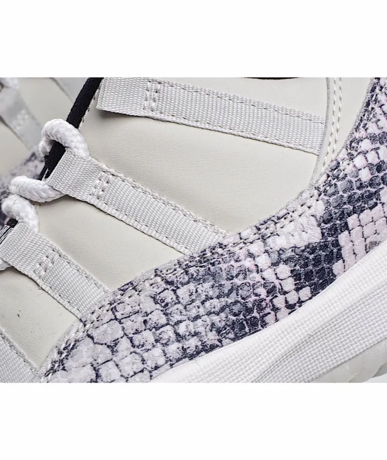 Air Jordan 11 Retro Low 'Light Bone Snakeskin'