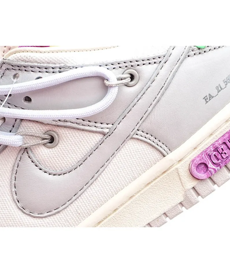 Nike 0ff-White x Nike Dunk Low "03 of 50" OW White Grey