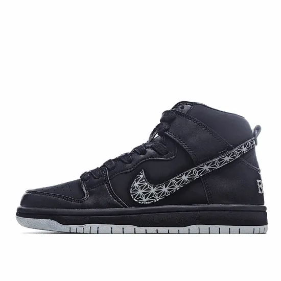 Nike SB Zoom Dunk High Bar Black 