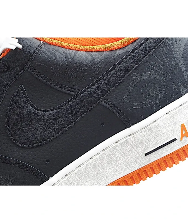 Nike Air Force 1 Black Orange