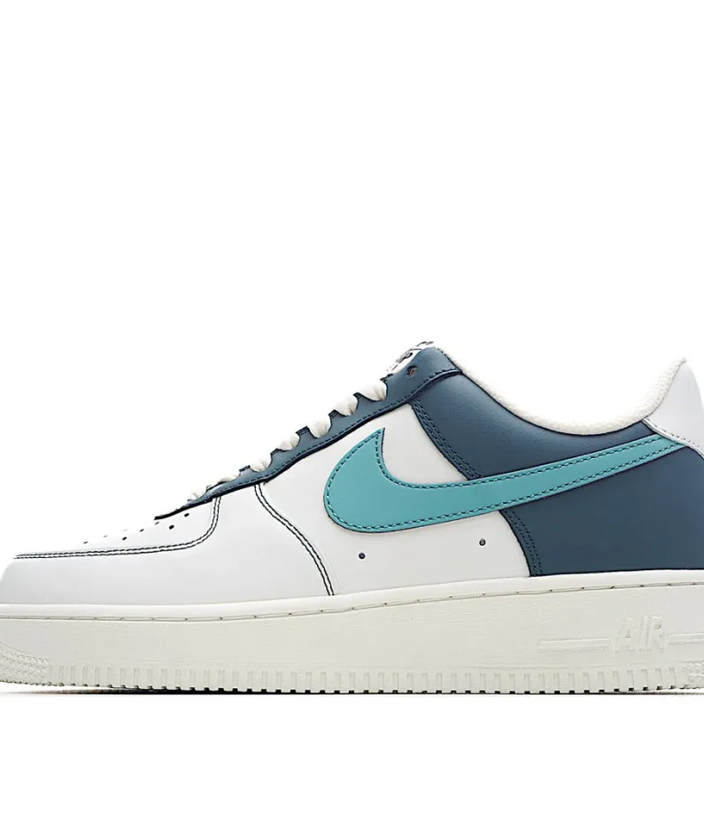 Nike Air Force 1 White and Green Reflective