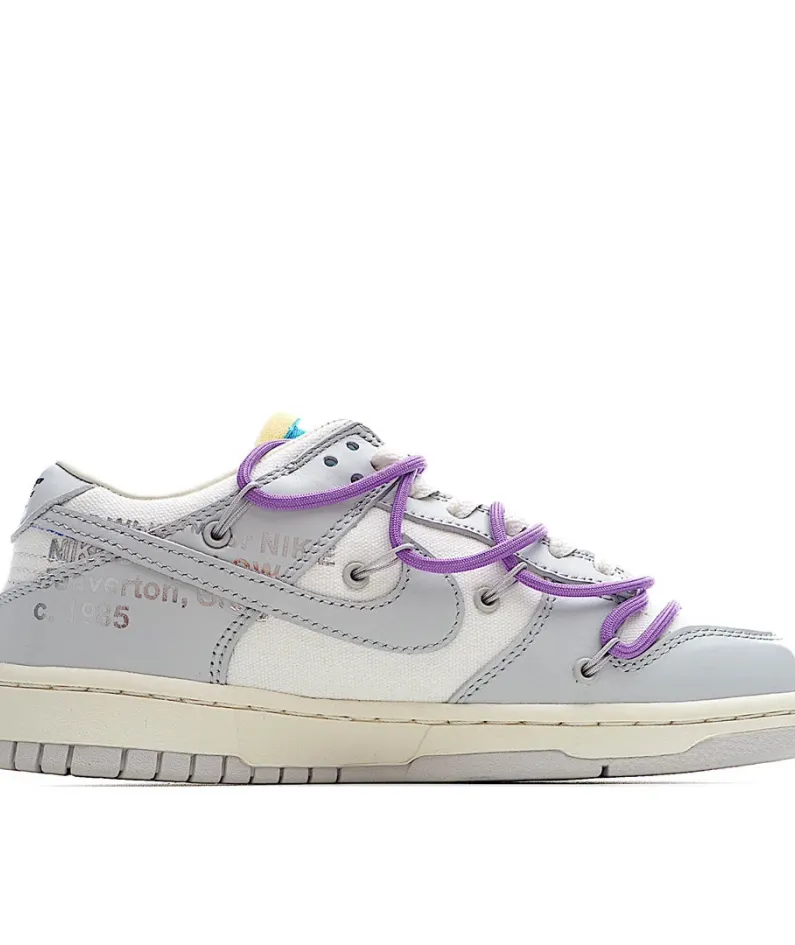 Nike SB Dunk OFF-WHITE Gray Purple