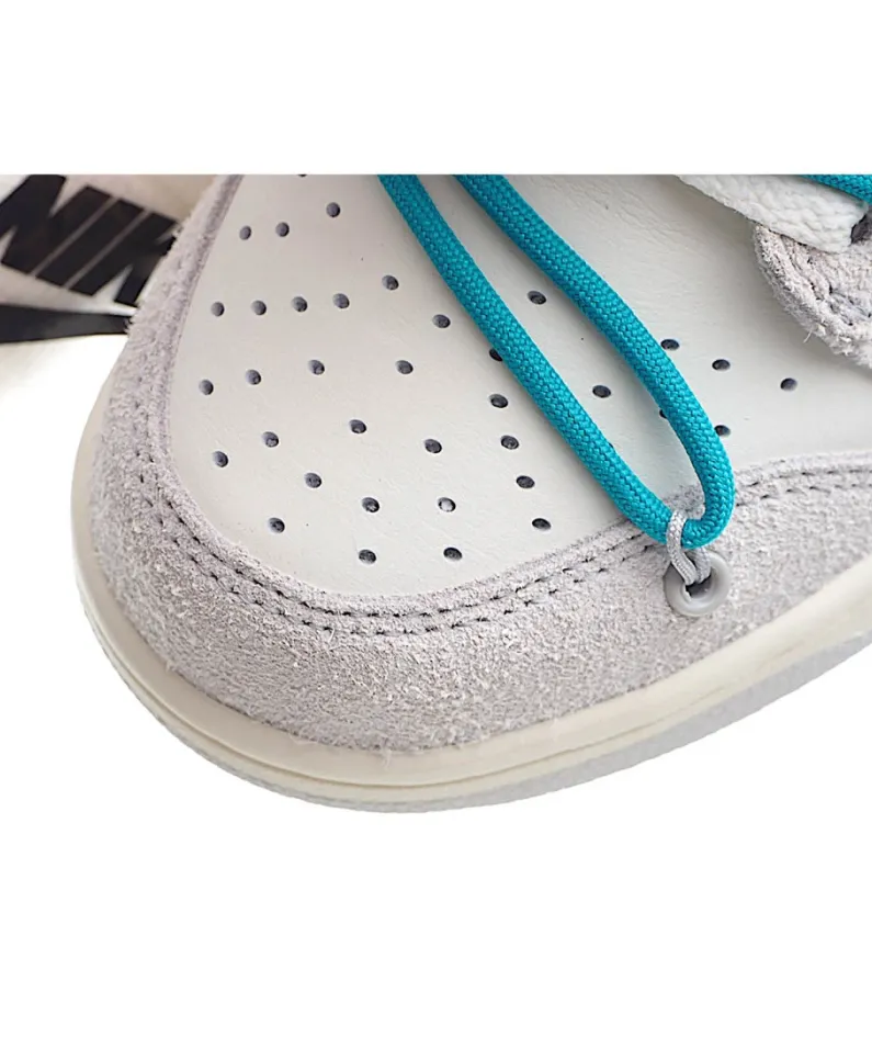 Nike SB Dunk OFF-WHITE Gray Green Purple