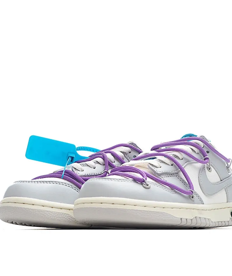Nike SB Dunk OFF-WHITE Gray Purple