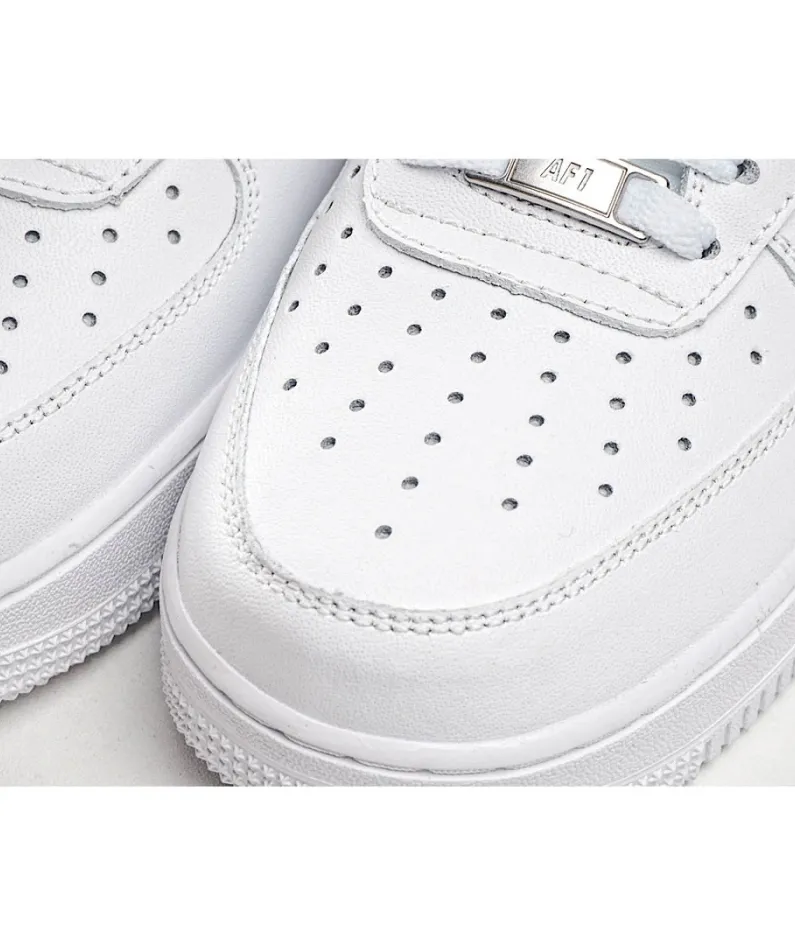 Nike M AF 1-1 UPSTEP Low Top White Black Hook