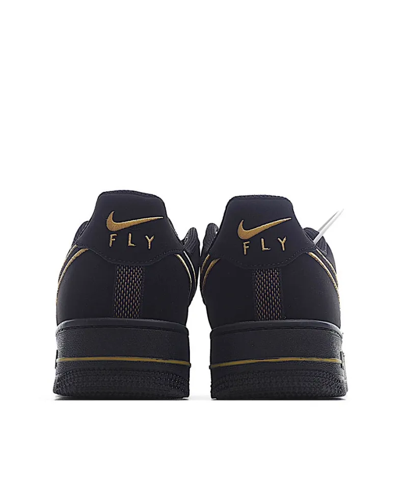 Nike Air Force 1 Black Gold