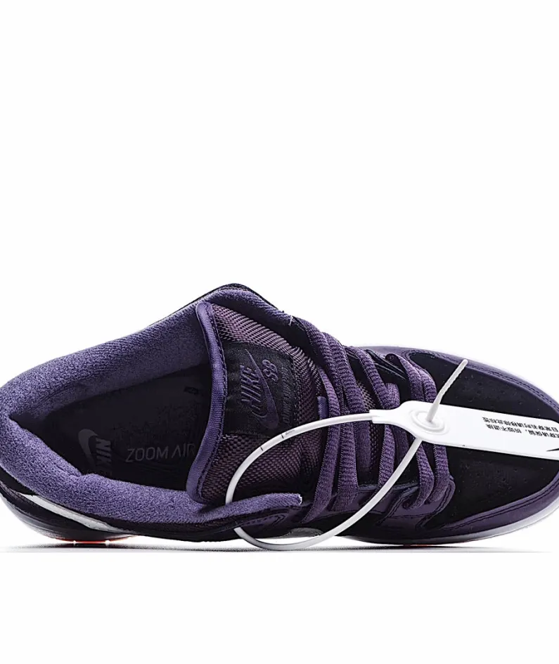 WMNS Nike SB Dunk Low Pro QS Raw Gum Purple Low Sneakers