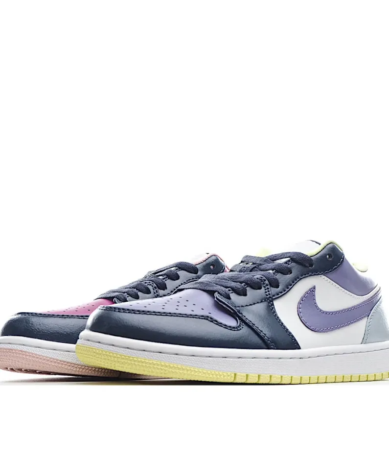 Air Jordan 1 Qiao Yi Low Top AJ1 Pink Purple Mandarin Duck