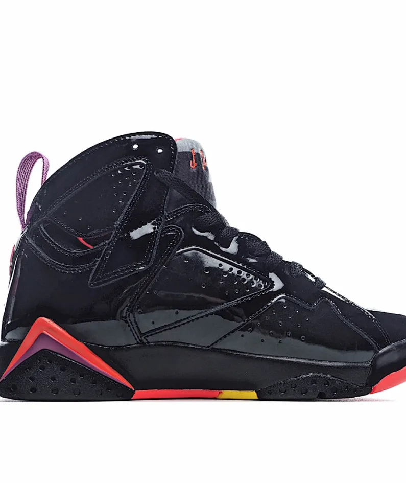 Wmns Air Jordan 7 Retro 'Black Gloss'