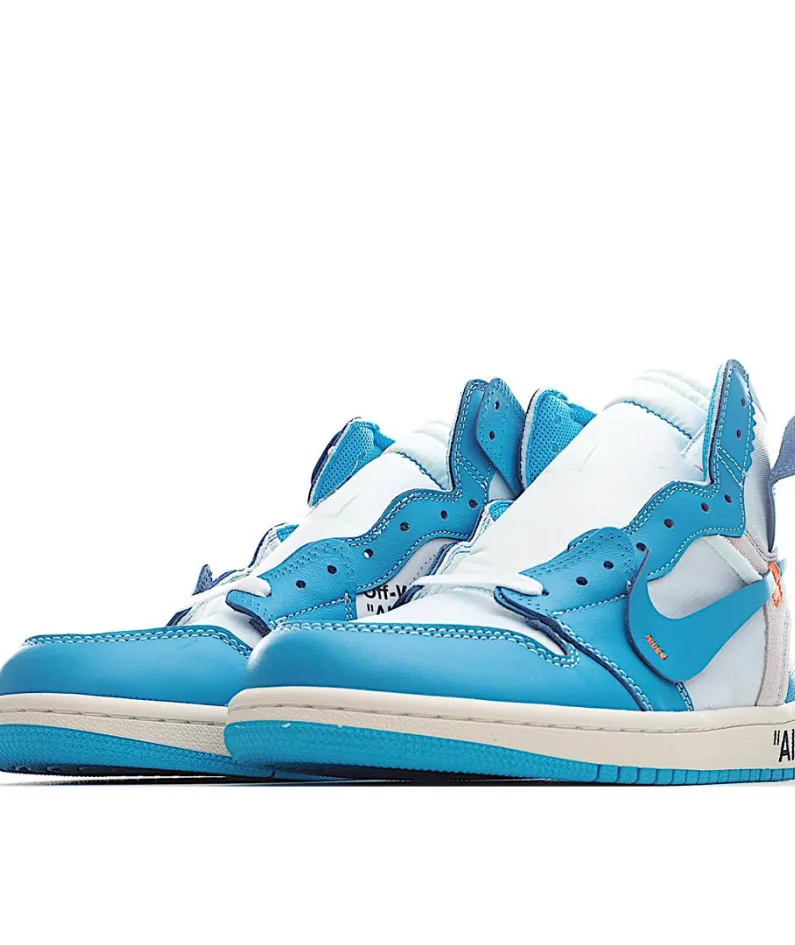 Off-White x Air Jordan 1 Retro High OG 'UNC' Sample