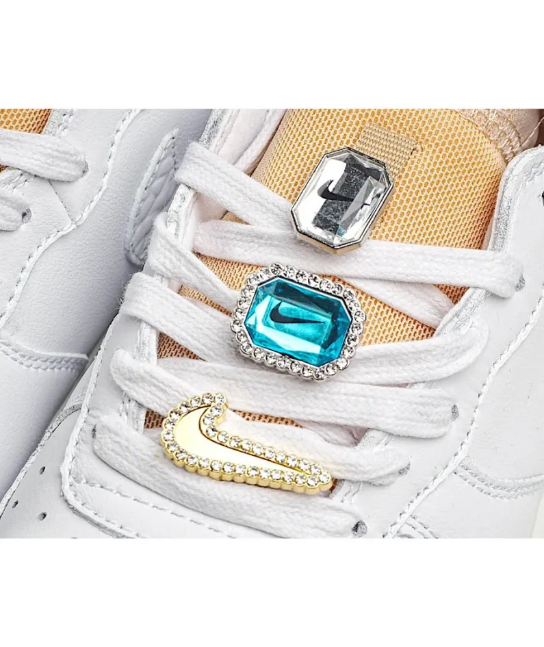 Nike Air Force 1 07 LX White Onyx Bling LF Mid Top