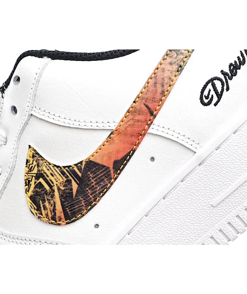 Nike Air Force 1 LowDrew League White and Orange