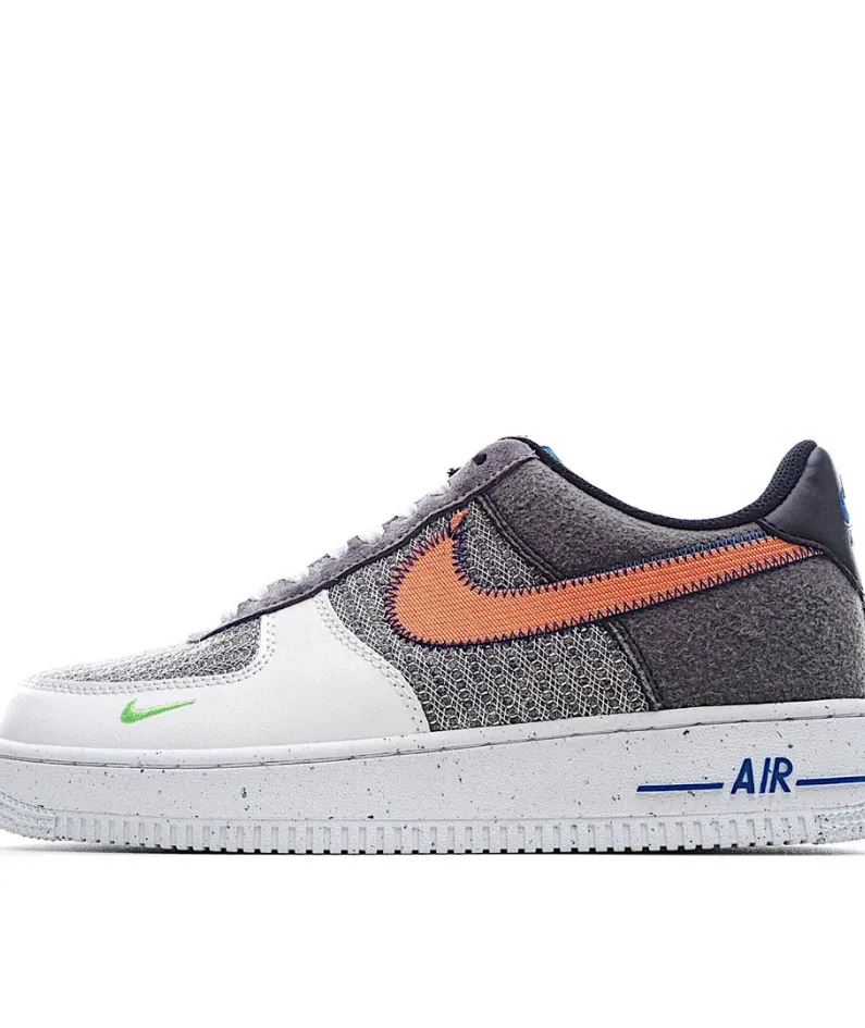 Nike Air Force1 Black And White Grey