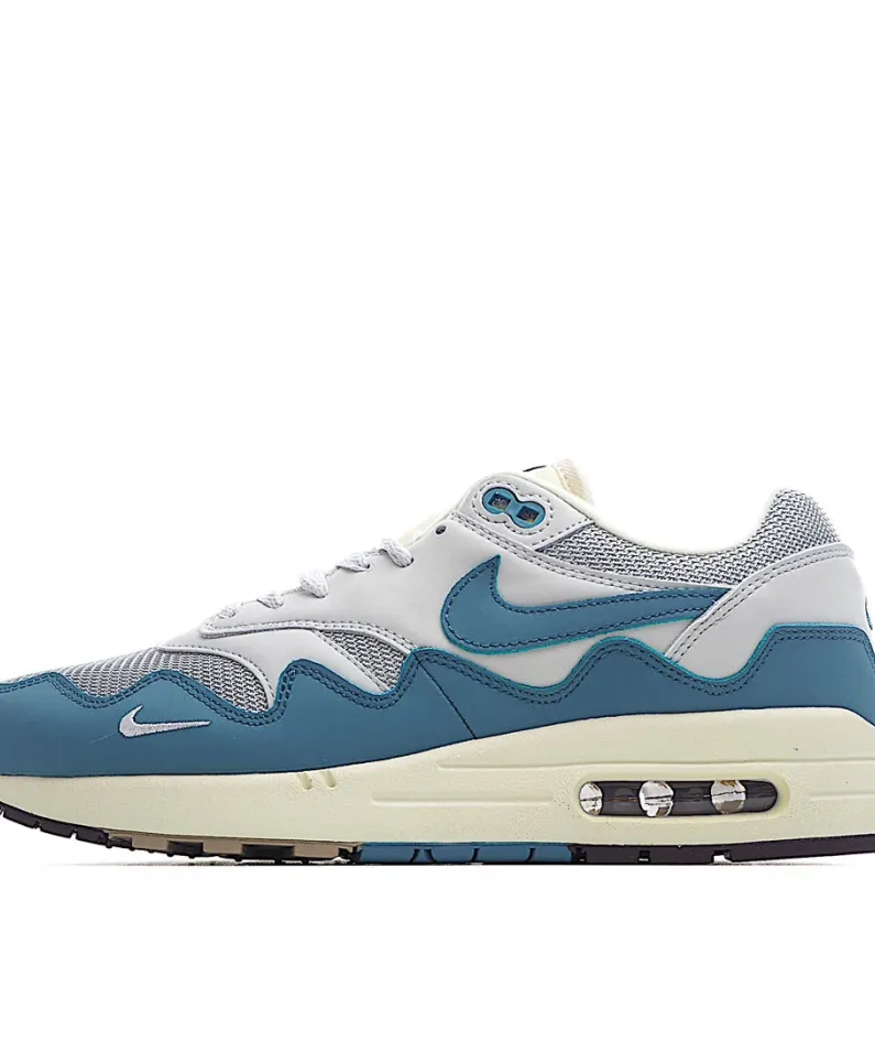 Patta x Nike Air Max 1 Running Shoe Blue Grey