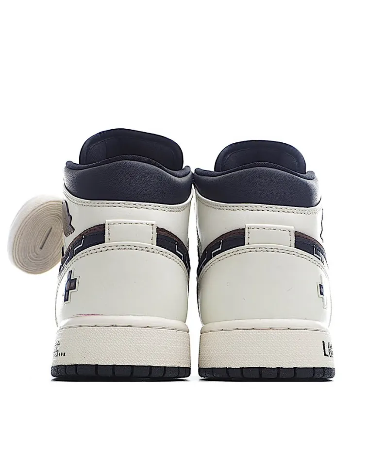 Air Jordan 1 Mid Video Game Series AJ Mid Basketball Shoes