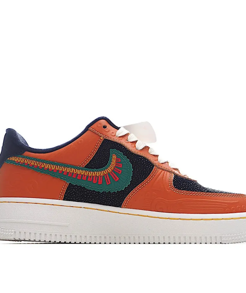 Nike Air Force 1 Black Orange