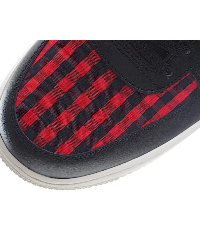 Nike Air Force 1 Low Top Black Red