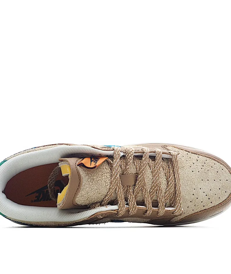 Nikex Nike SB Dunk LowDark Driftwood Me Sneakers Brown Blue