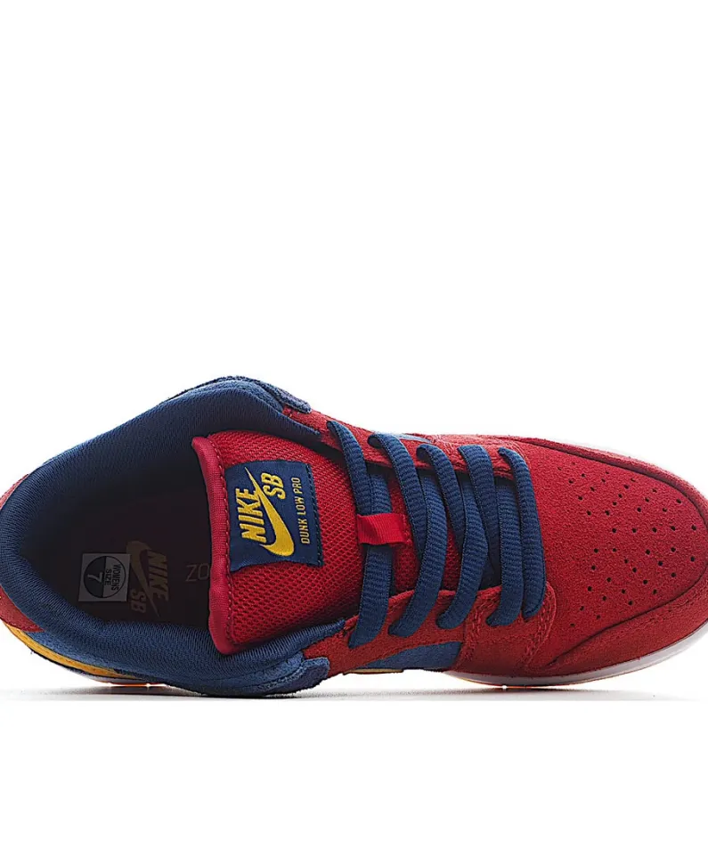 Nike SB Dunk Low "Barcelona" "Catalonia" Suede